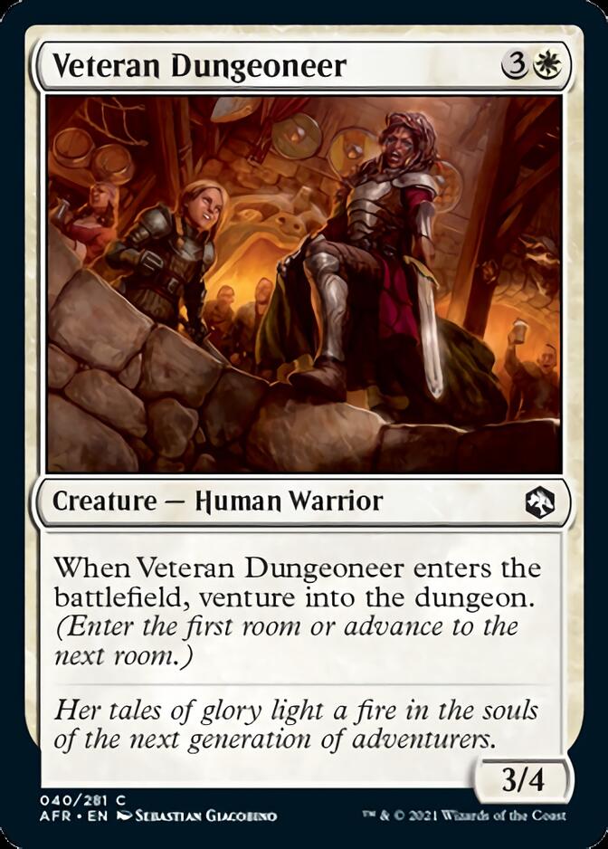 Veteran Dungeoneer [Dungeons & Dragons: Adventures in the Forgotten Realms] (AFR 40)