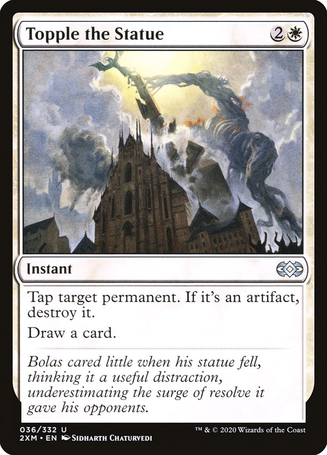 Topple the Statue [Double Masters] (2XM 36)