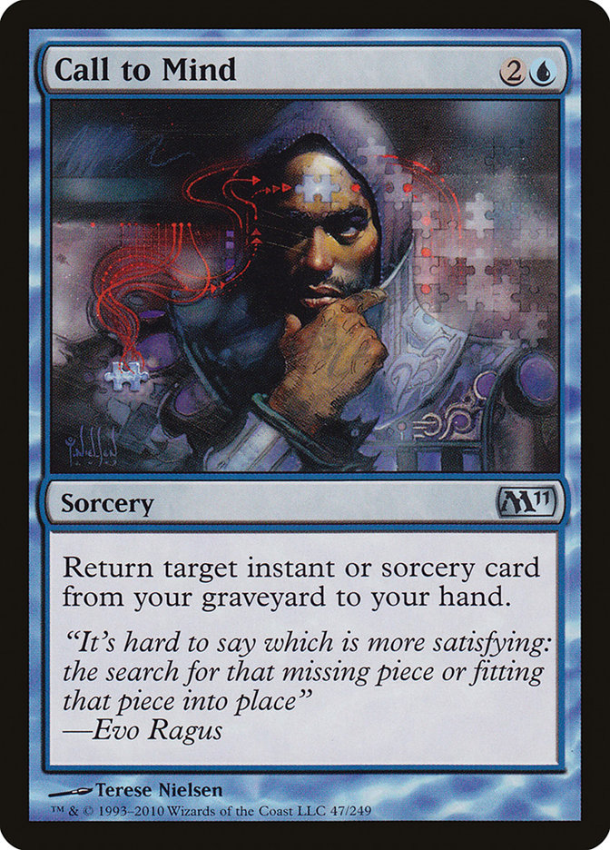 Call to Mind [Magic 2011] (M11 47)