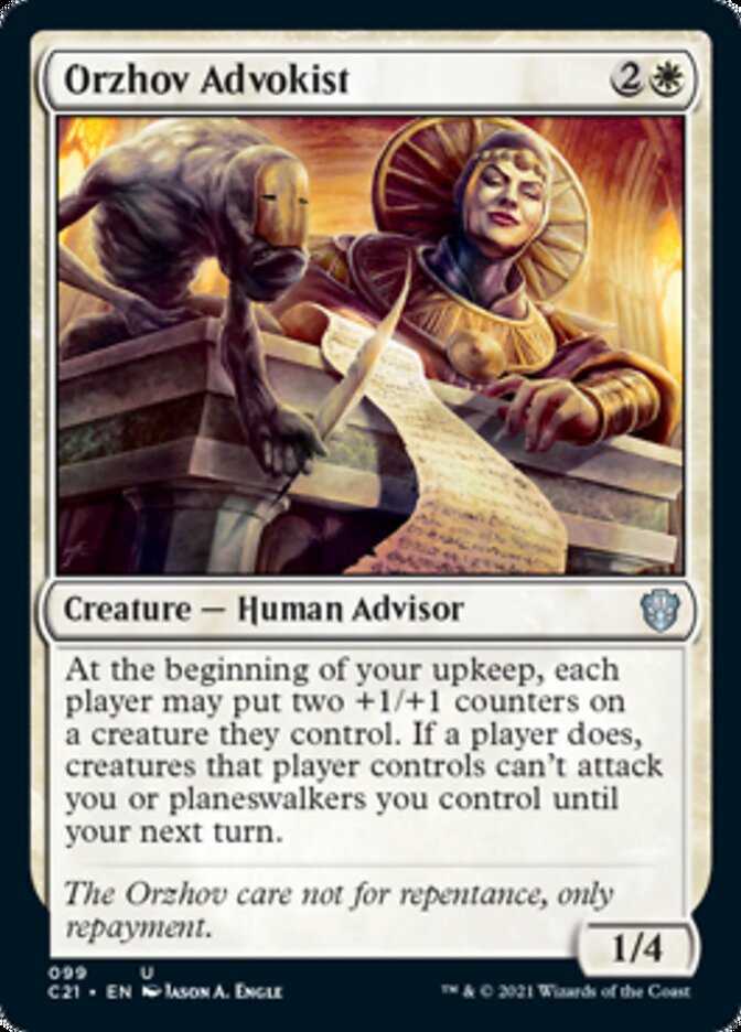 Orzhov Advokist [Commander 2021] (C21 99)