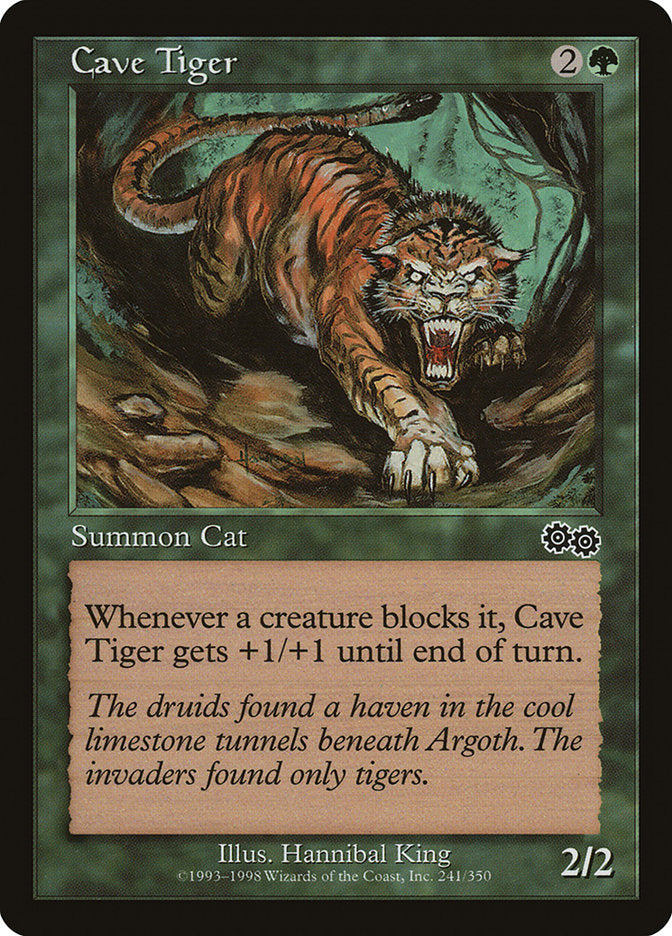 Cave Tiger [Urza's Saga] (USG 241)