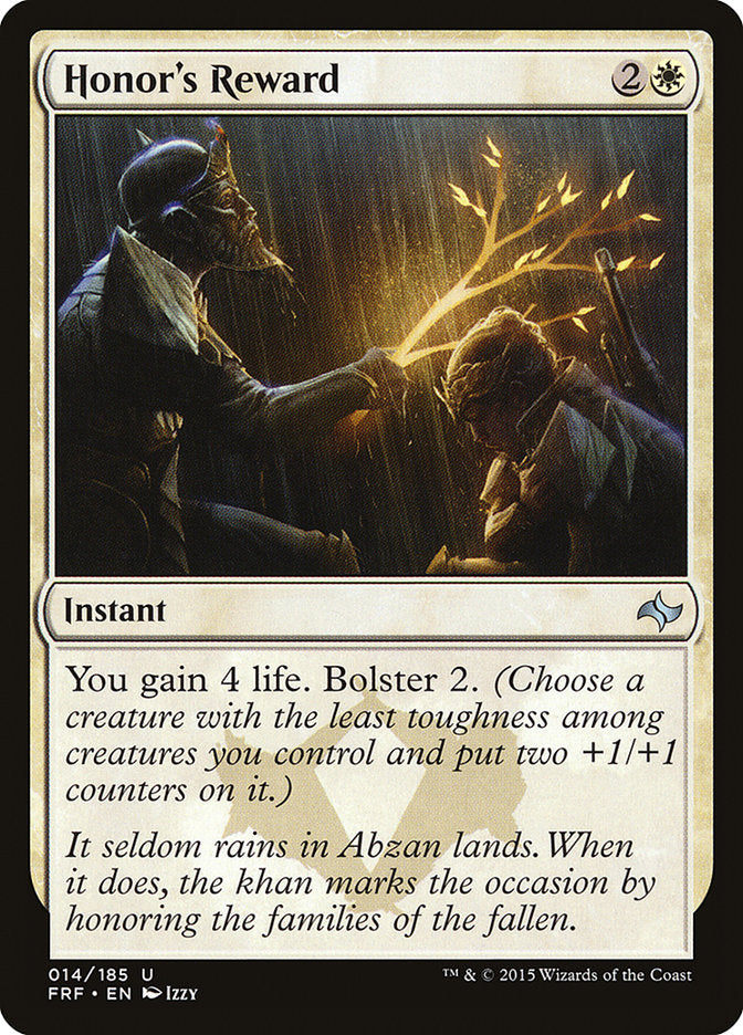 Honor's Reward [Fate Reforged] (FRF 14)