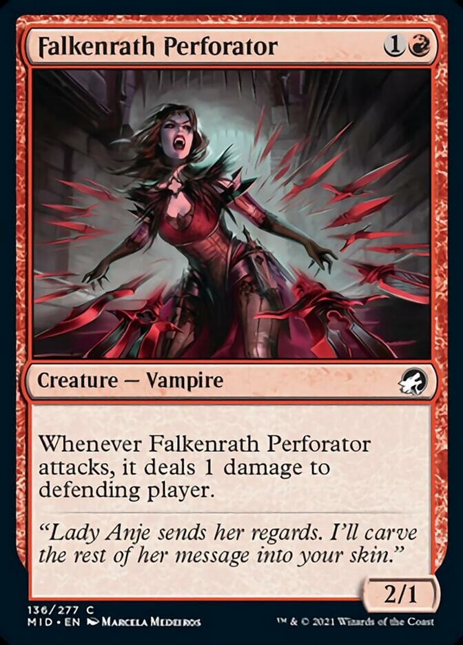 Falkenrath Perforator [Innistrad: Midnight Hunt] (MID 136)