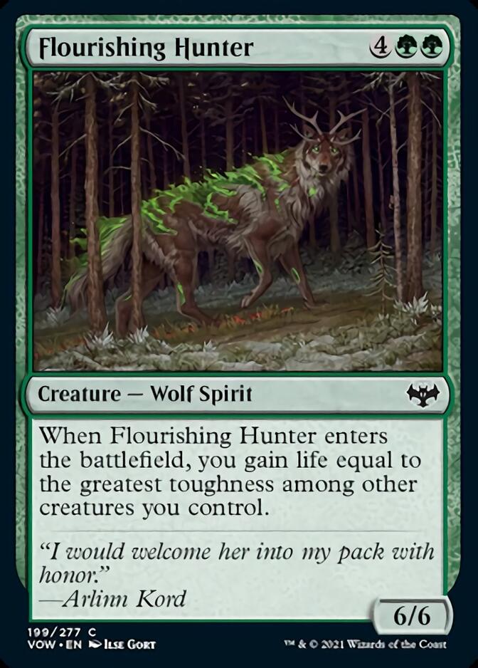 Flourishing Hunter [Innistrad: Crimson Vow] (VOW 199)