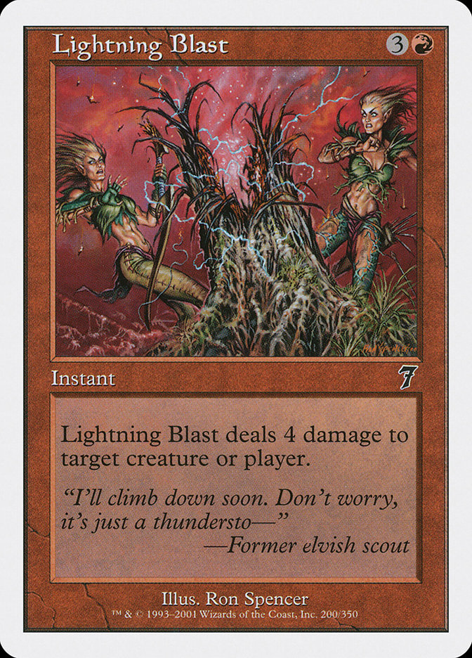 Lightning Blast [Seventh Edition] (7ED 200)