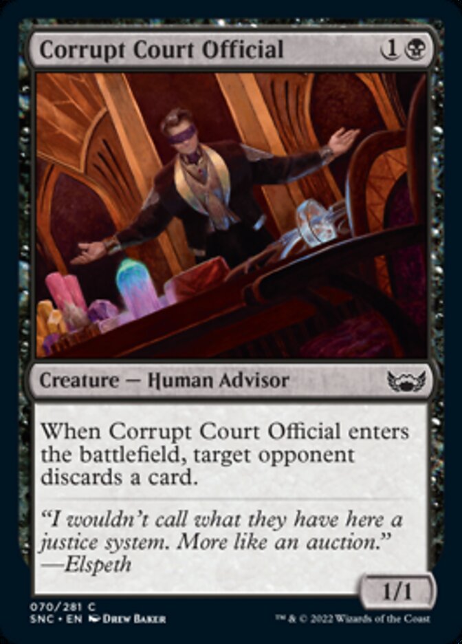 Corrupt Court Official [Streets of New Capenna] (SNC 70)