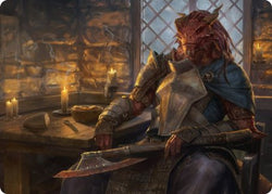Jaded Sell-Sword Art Card [Dungeons & Dragons: Adventures in the Forgotten Realms Art Series] (AAFR 47)