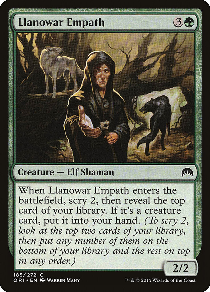 Llanowar Empath [Magic Origins] (ORI 185)