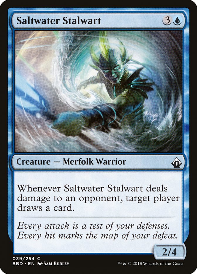 Saltwater Stalwart [Battlebond] (BBD 39)