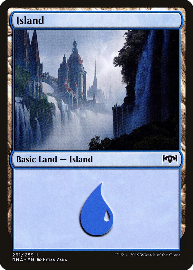 Island (#261) [Ravnica Allegiance] (RNA 261)
