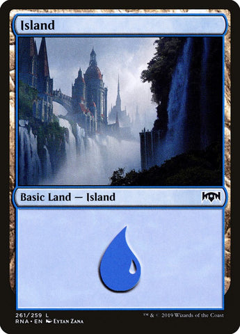 Island (#261) [Ravnica Allegiance] (RNA 261)