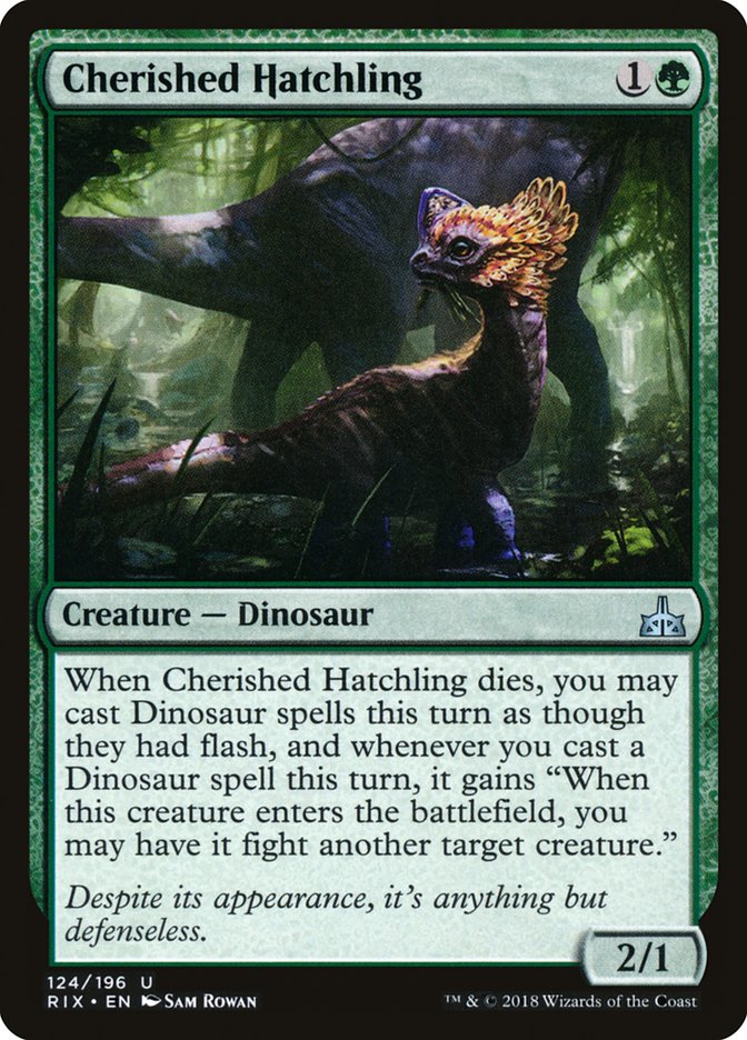 Cherished Hatchling [Rivals of Ixalan] (RIX 124)
