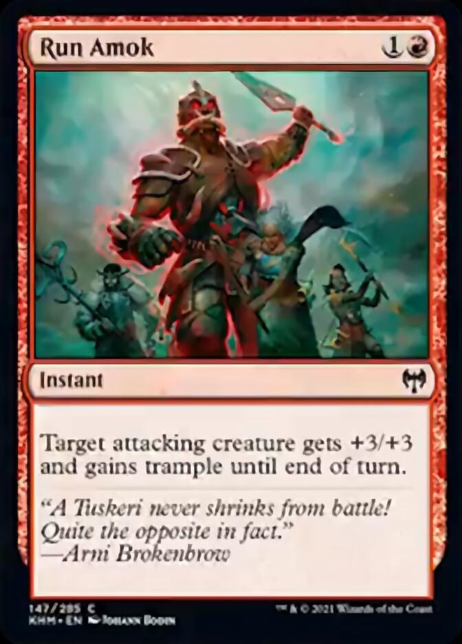 Run Amok [Kaldheim] (KHM 147)