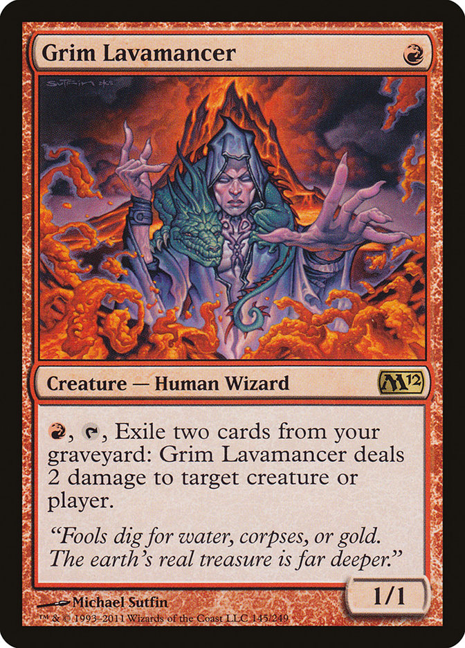 Grim Lavamancer [Magic 2012] (M12 145)