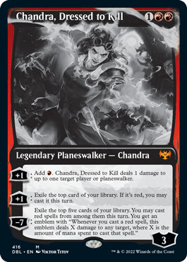 Chandra, Dressed to Kill [Innistrad: Double Feature] (DBL 416)