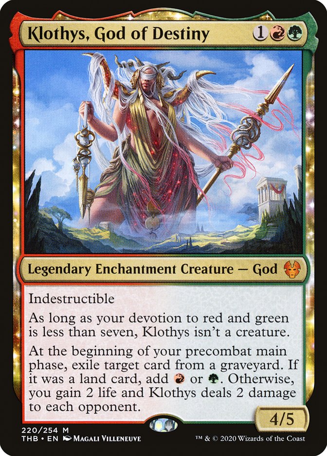 Klothys, God of Destiny [Theros Beyond Death] (THB 220)