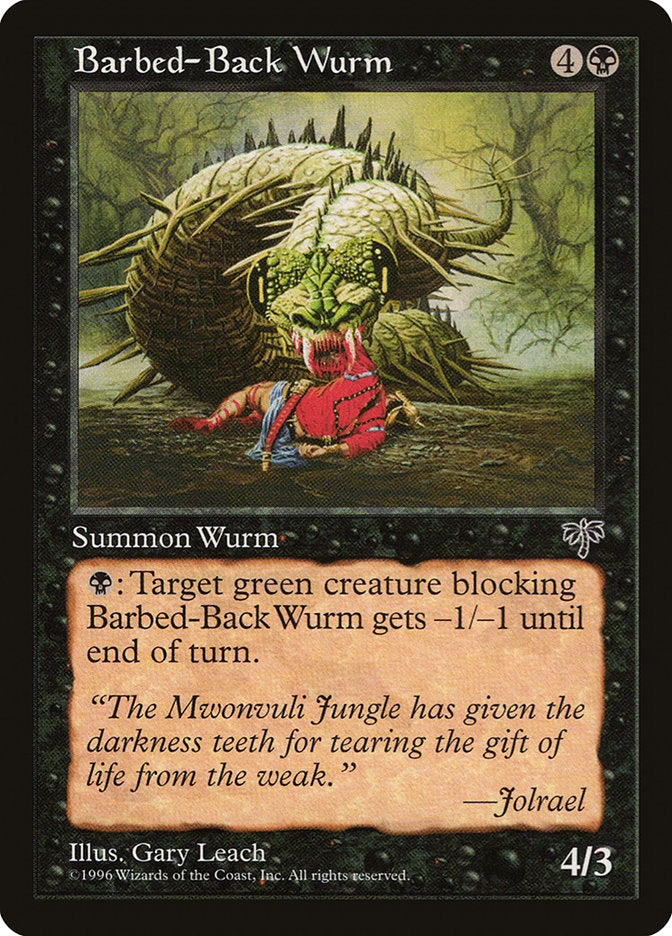 Barbed-Back Wurm [Mirage] (MIR 105)