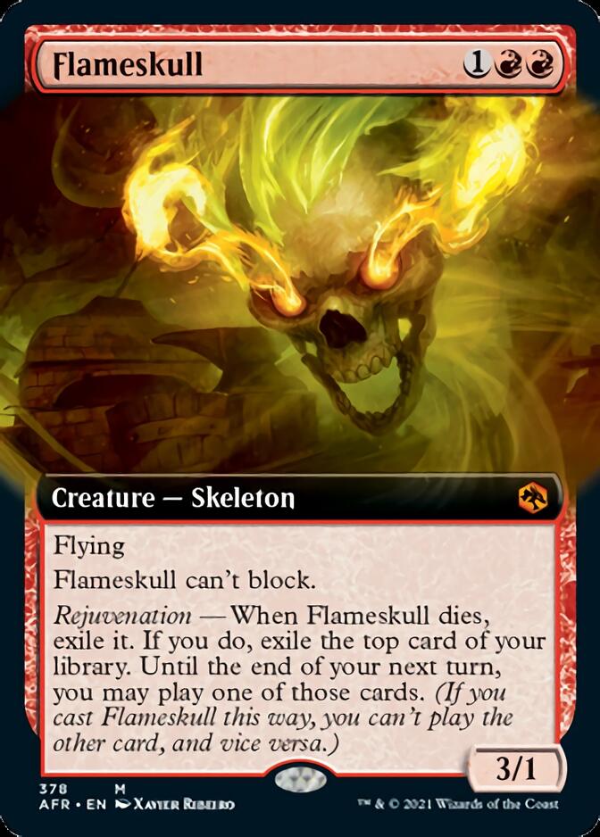 Flameskull (Extended) [Dungeons & Dragons: Adventures in the Forgotten Realms] (AFR 378)