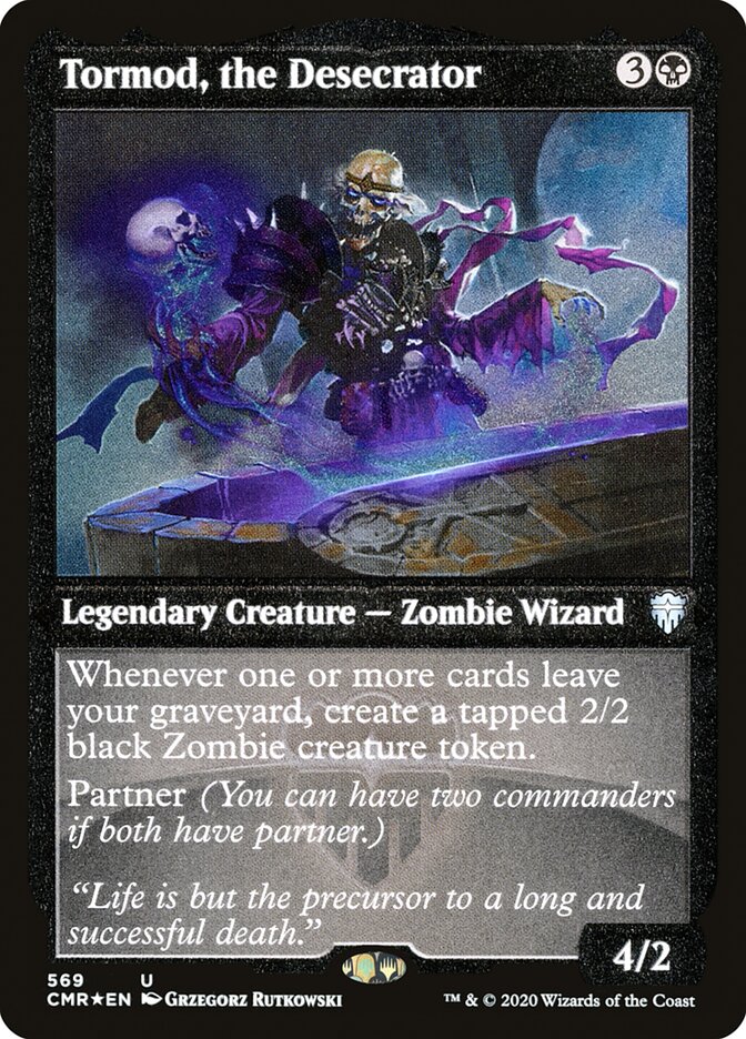 Tormod, the Desecrator [Commander Legends Etched] (PCMR 569)