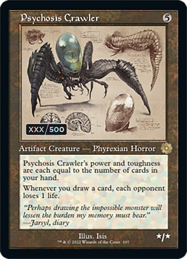 Psychosis Crawler (Schematic) (Serial Numbered) [The Brothers' War Retro Artifacts]