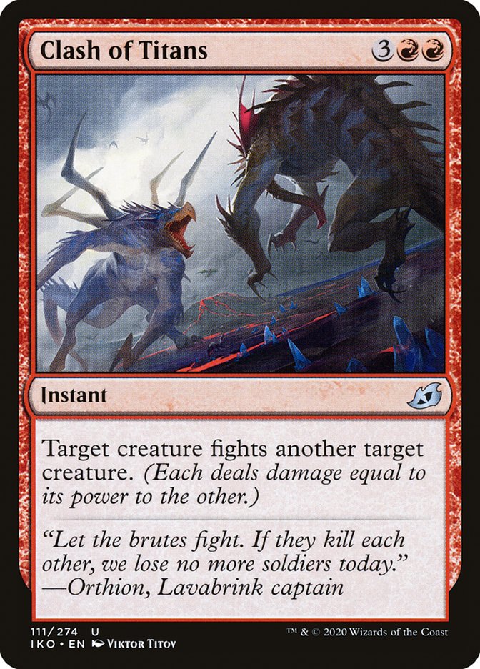 Clash of Titans [Ikoria: Lair of Behemoths] (IKO 111)