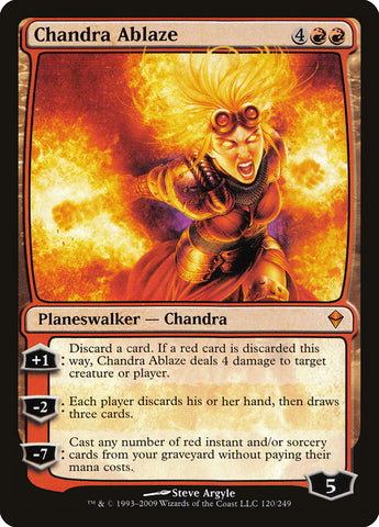 Chandra Ablaze [Zendikar] (ZEN 120)