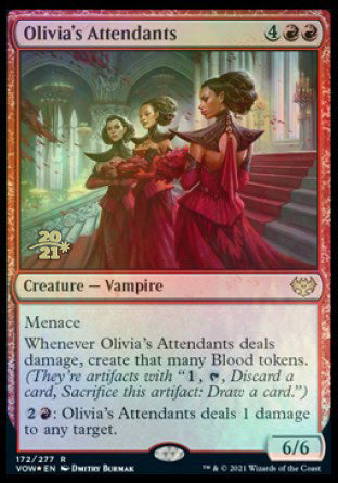 Olivia's Attendants [Innistrad: Crimson Vow Prerelease Promos] (PVOW 172)