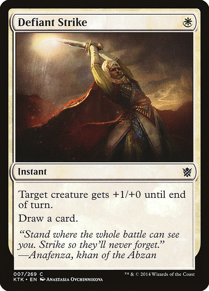 Defiant Strike [Khans of Tarkir] (KTK 7)