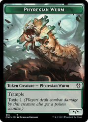 Phyrexian Wurm // Phyrexian Insect Double-Sided Token [Phyrexia: All Will Be One Commander]