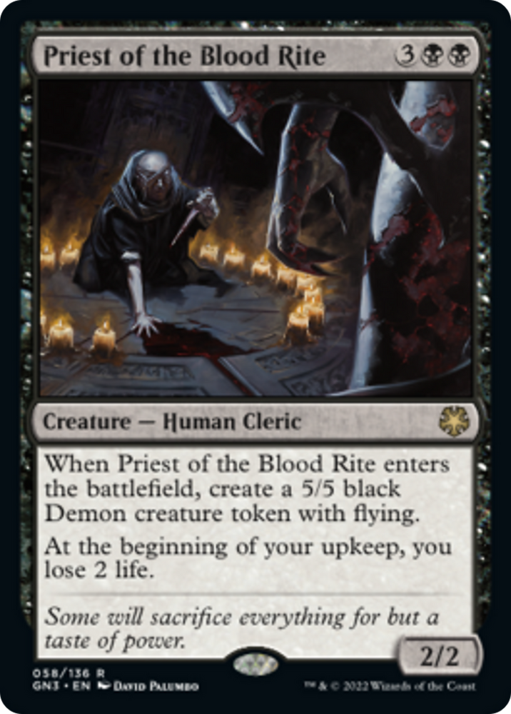 Priest of the Blood Rite [Game Night 2022]