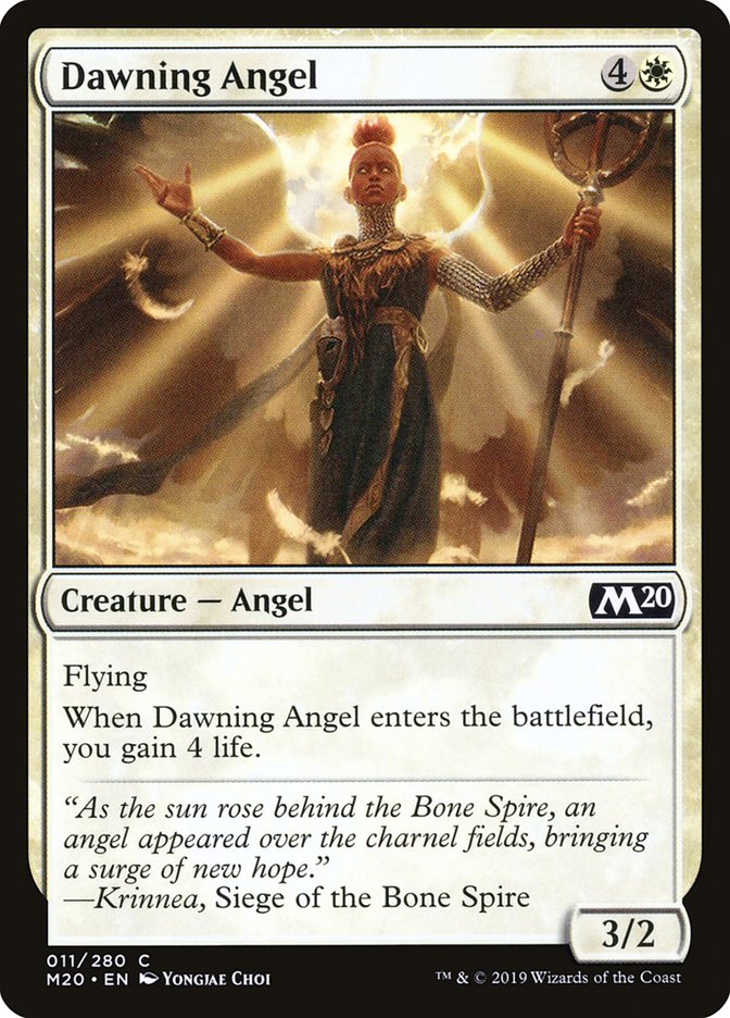 Dawning Angel [Core Set 2020] (M20 11)