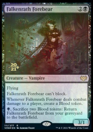 Falkenrath Forebear [Innistrad: Crimson Vow Prerelease Promos] (PVOW 111)