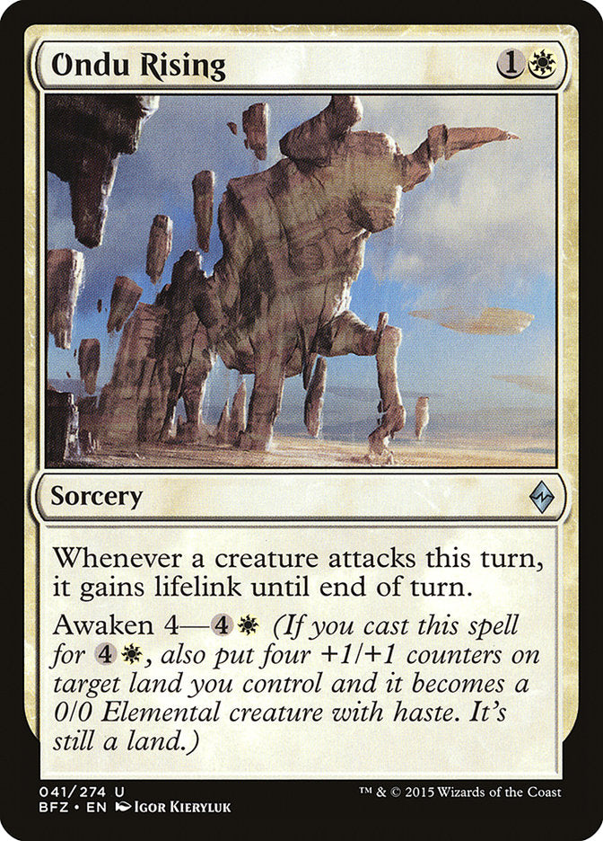 Ondu Rising [Battle for Zendikar] (BFZ 41)