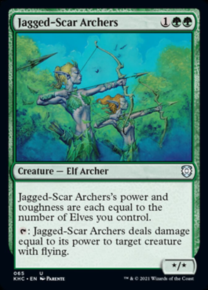 Jagged-Scar Archers [Kaldheim Commander] (KHC 65)