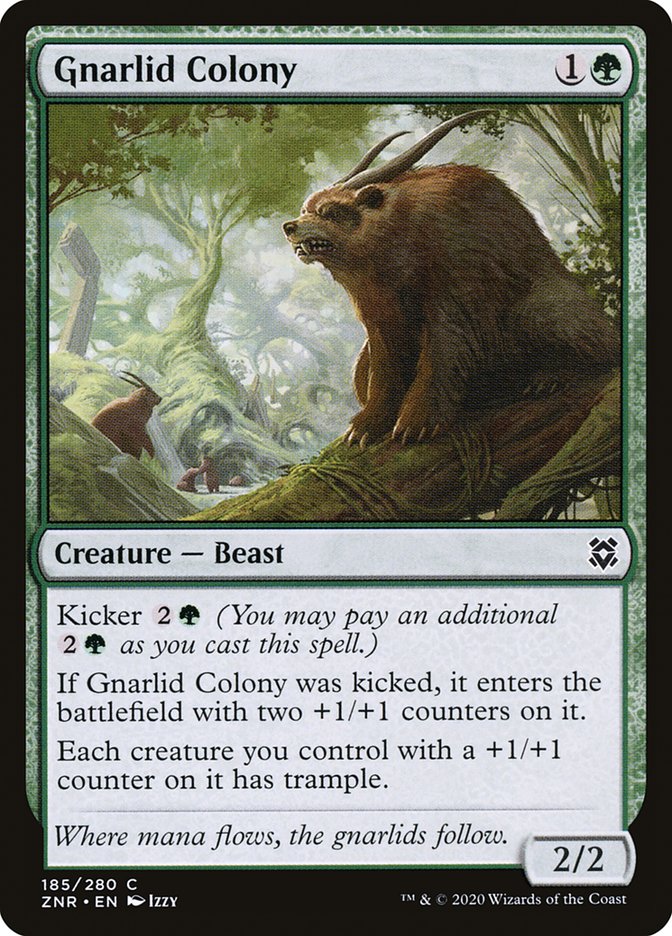 Gnarlid Colony [Zendikar Rising] (ZNR 185)