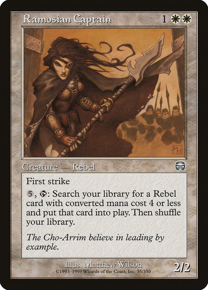 Ramosian Captain [Mercadian Masques] (MMQ 35)