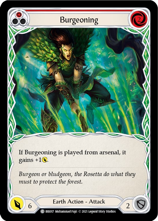Burgeoning (Red) [BRI017] 1st Edition Normal