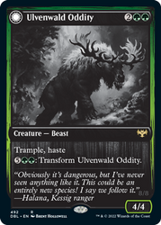 Ulvenwald Oddity // Ulvenwald Behemoth [Innistrad: Double Feature] (DBL 492)