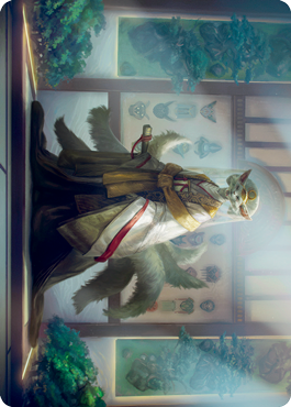 Light-Paws, Emperor's Voice Art Card [Kamigawa: Neon Dynasty Art Series] (ANEO 23)