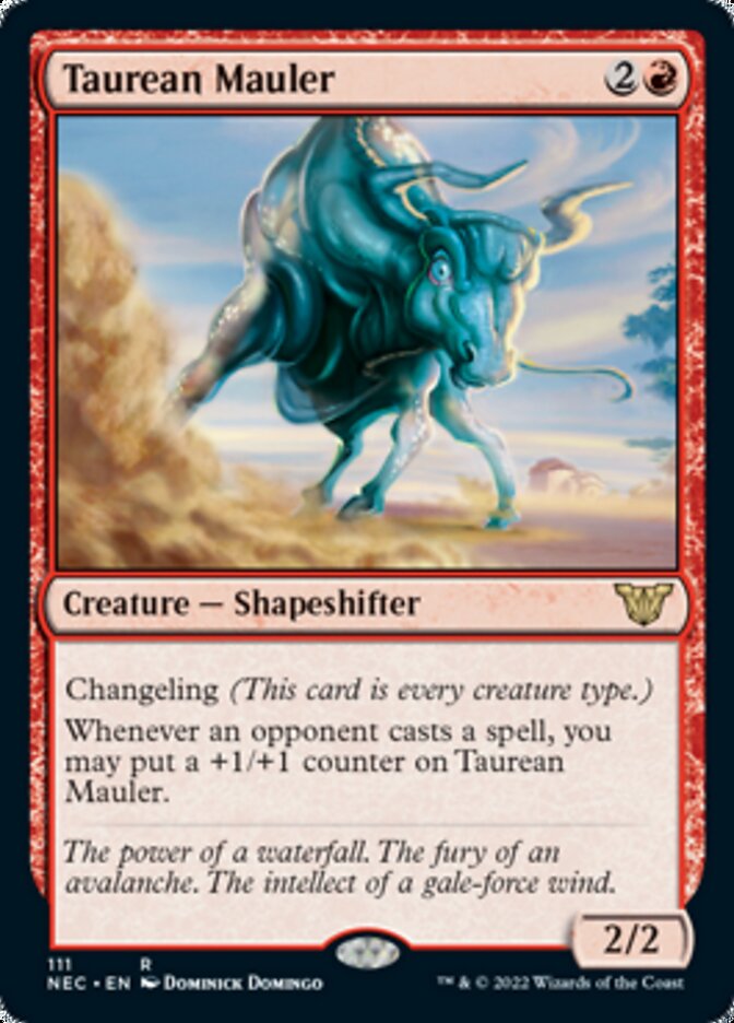 Taurean Mauler [Kamigawa: Neon Dynasty Commander] (NEC 111)