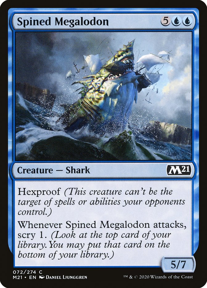 Spined Megalodon [Core Set 2021] (M21 72)