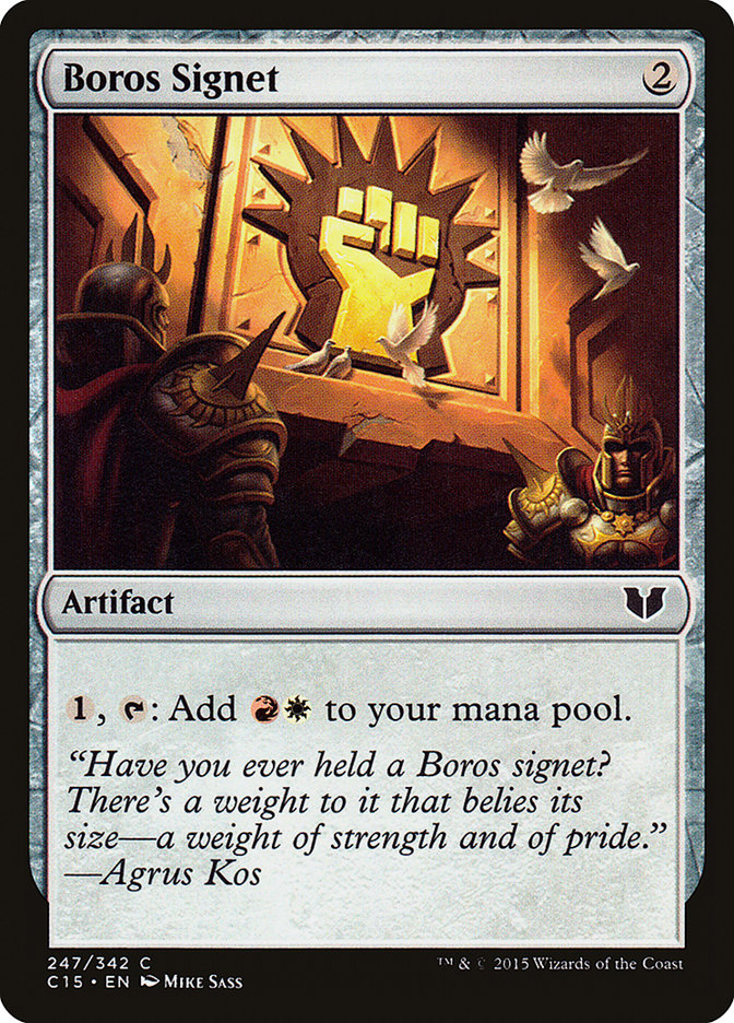 Boros Signet [Commander 2015] (C15 247)