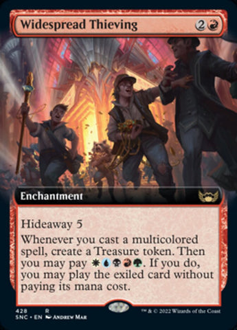 Widespread Thieving (Extended Art) [Streets of New Capenna] (SNC 428)