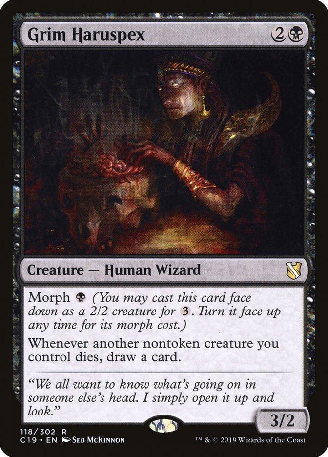 Grim Haruspex [Commander 2019] (C19 118)