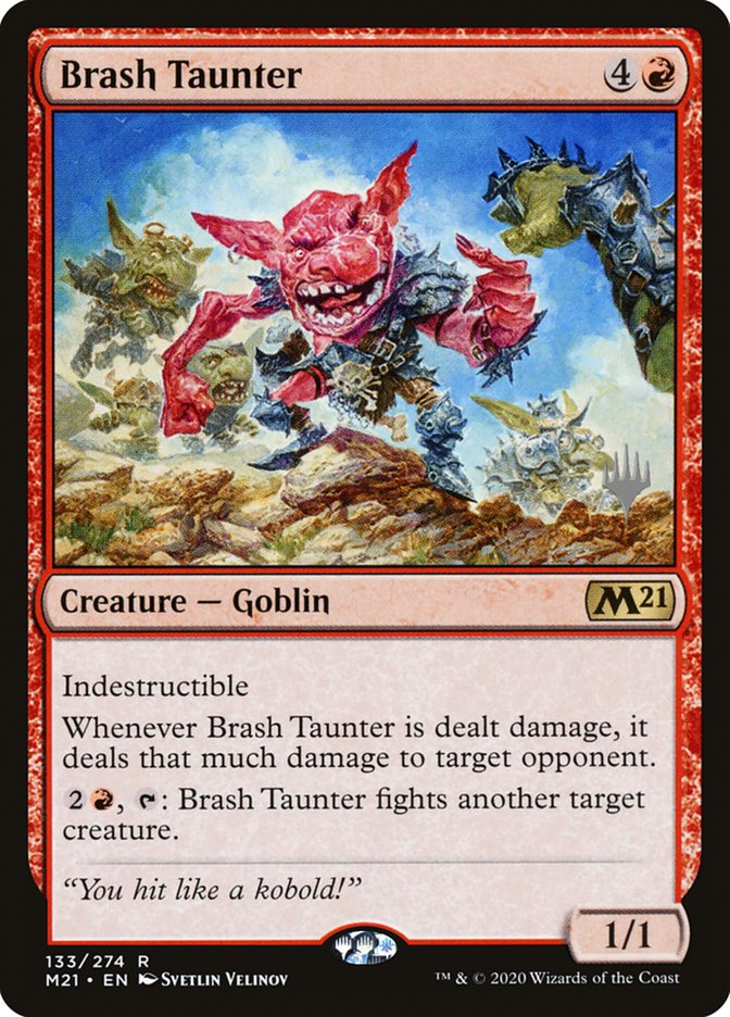 Brash Taunter (Promo Pack) [Core Set 2021 Promos] (PM21 133P)