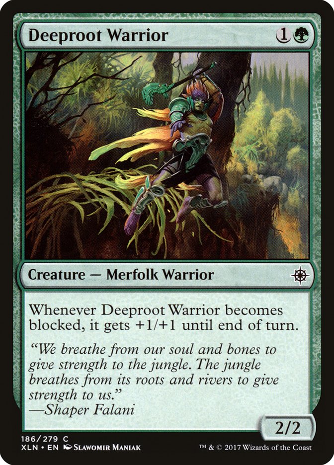 Deeproot Warrior [Ixalan] (XLN 186)