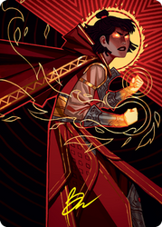 Infuriate Art Card (Gold-Stamped Signature) [Strixhaven: School of Mages Art Series] (ASTX 75)