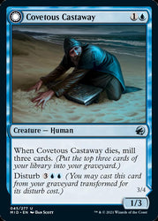 Covetous Castaway // Ghostly Castigator [Innistrad: Midnight Hunt] (MID 45)