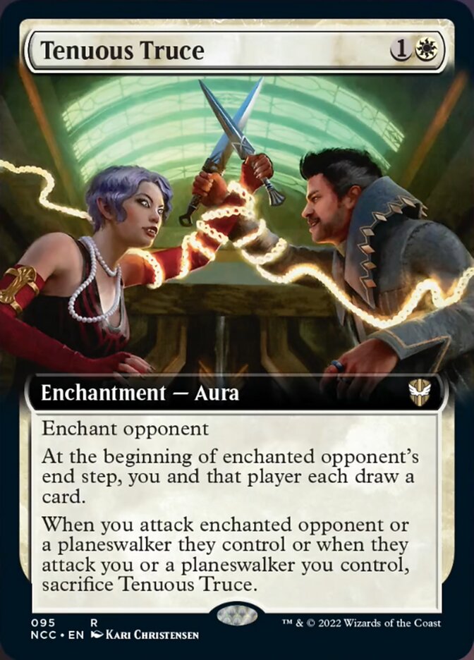 Tenuous Truce (Extended Art) [Streets of New Capenna Commander] (NCC 95)