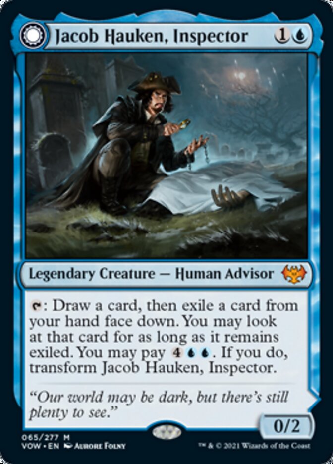 Jacob Hauken, Inspector // Hauken's Insight [Innistrad: Crimson Vow] (VOW 65)